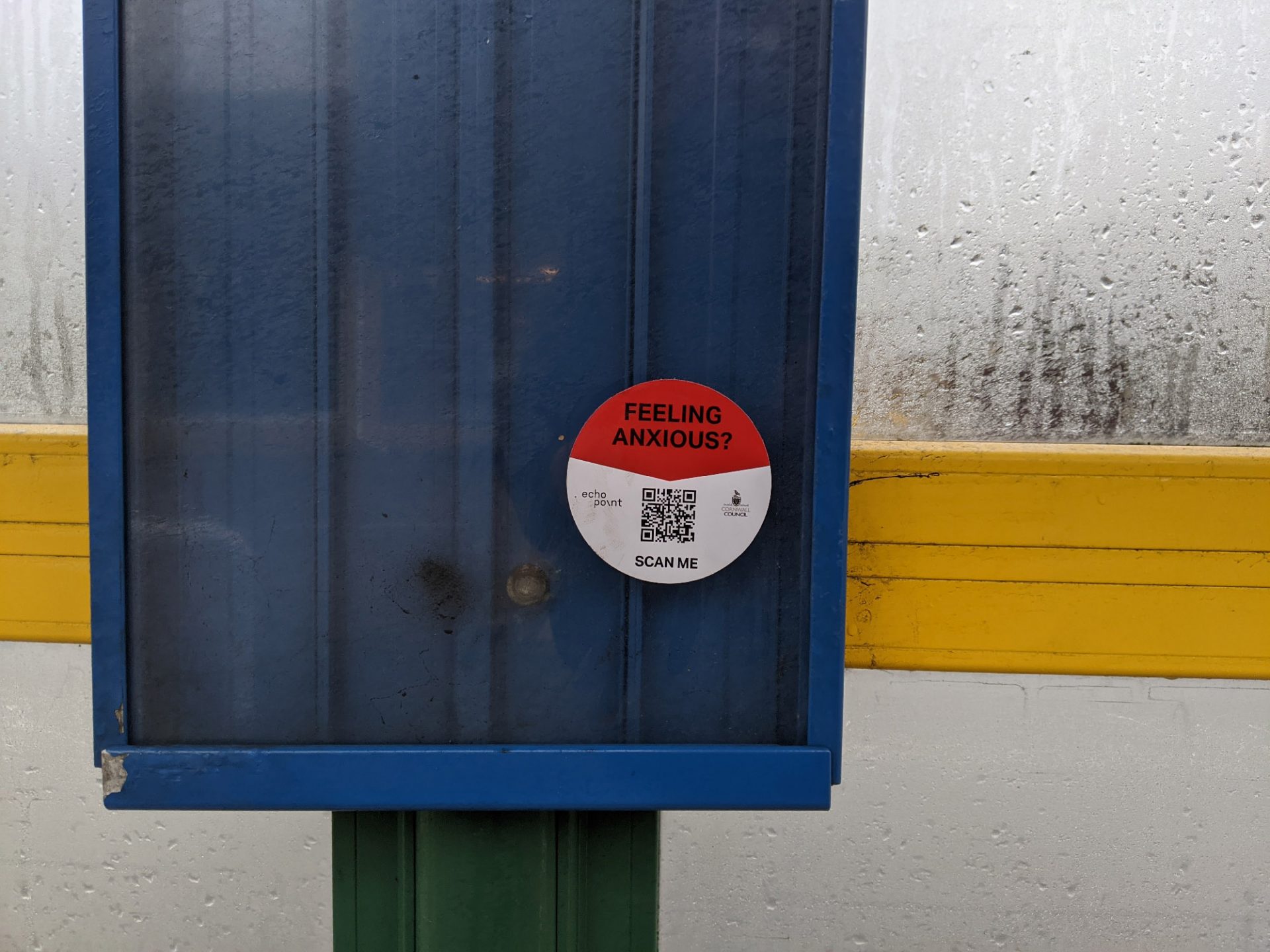 Echo Point QR code sticker